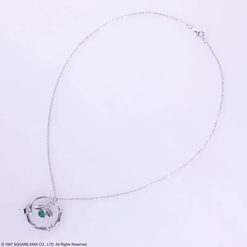 Square Enix Final Fantasy Vii Silver Pendant Aerith Flower Ver. 1