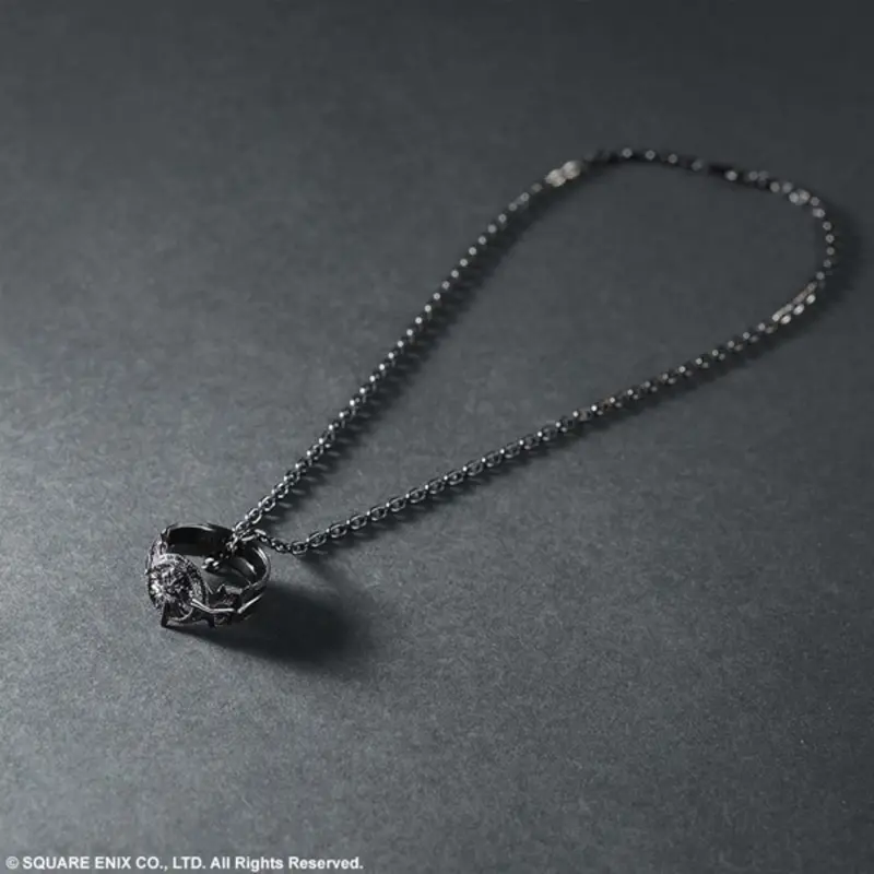 Square Enix Final Fantasy Xv Silver Pendant Ring Of The Lucii 1