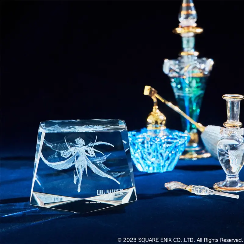 Square Enix Final Fantasy Xvi 3D Crystal Glass - Eikon Shiva 2
