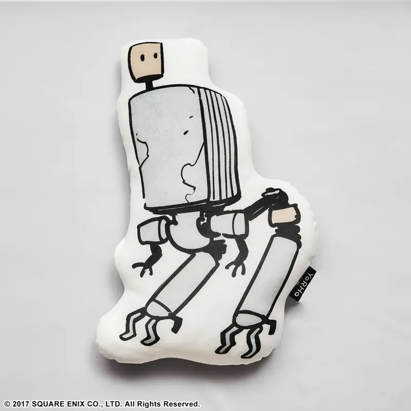 Square Enix Nier:Automata Fluffy Fluffy Die-Cut Cushion - Pod 042 & Pod 153 1