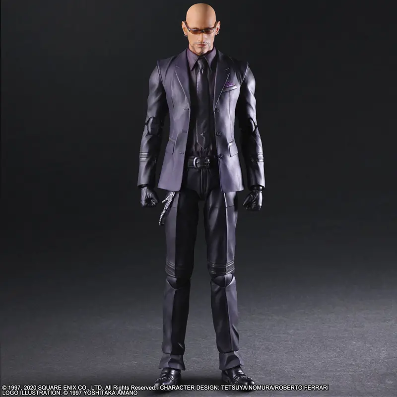 Square Enix Play Arts Kai - Final Fantasy Vii Remake - Rude Action Figure 1