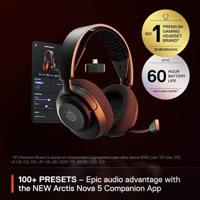 Steelseries Arctis Nova 5 Wireless - Black 2