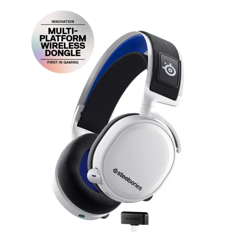 Steelseries Ps4/Ps5 Arctis 7P+ White Wireless Headset 1
