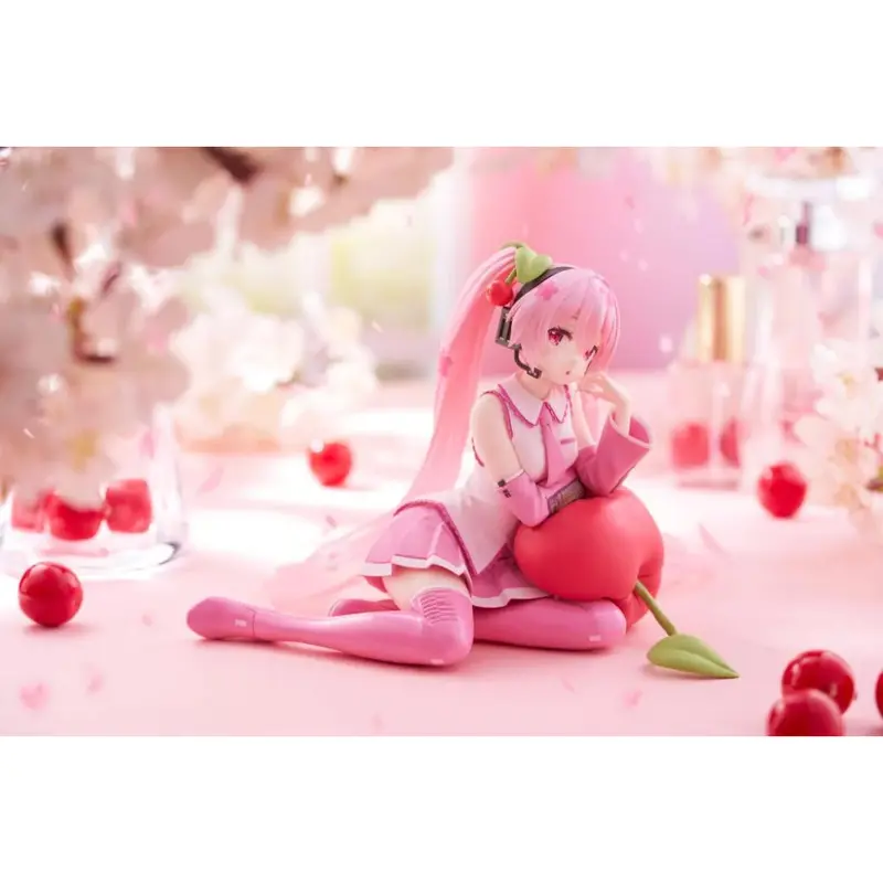 Taito Sakura Miku Cherry Cushion Ver Desktop Cute Figure 1