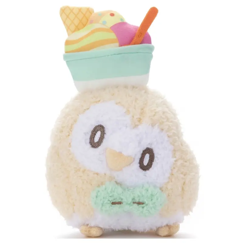 Takara Tomy A.R.T.S Rowlet Sweet Ver. Pokemon Pokepeace Plush 1