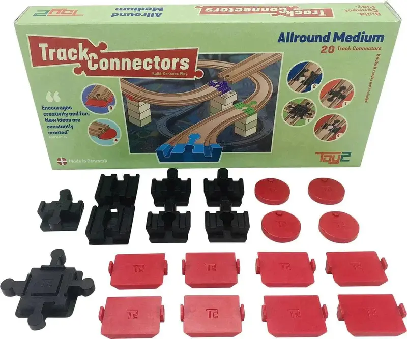 Toy2 Allround Medium Track Connectors | 2Ttoys  ✓ Beste Prijs 1