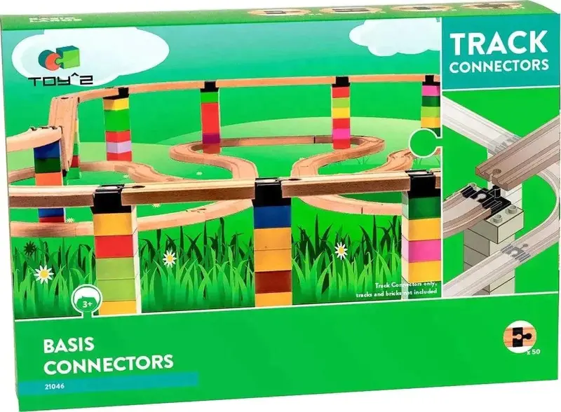 Toy2 Track Connector 21046 - 50 Basis Connectors 1