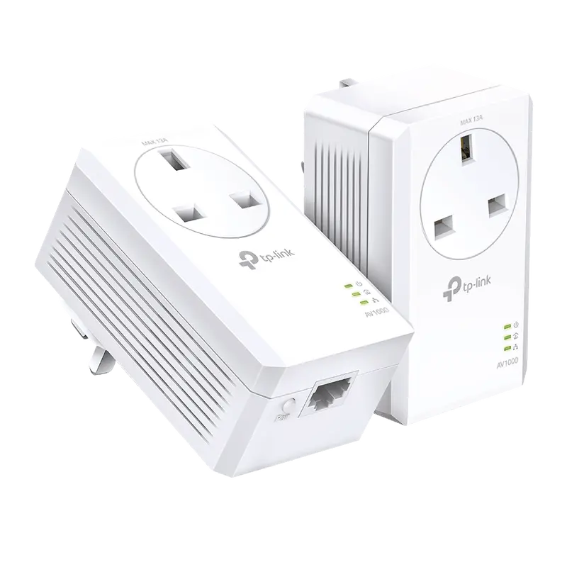 Tp-Link Powerline Starter Kit Tl-Pa7017p Kit (Uk) Ver. 4.0 1