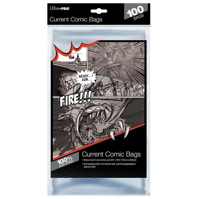 Ultra Pro Current Size Comic Bags (100Ct) 1