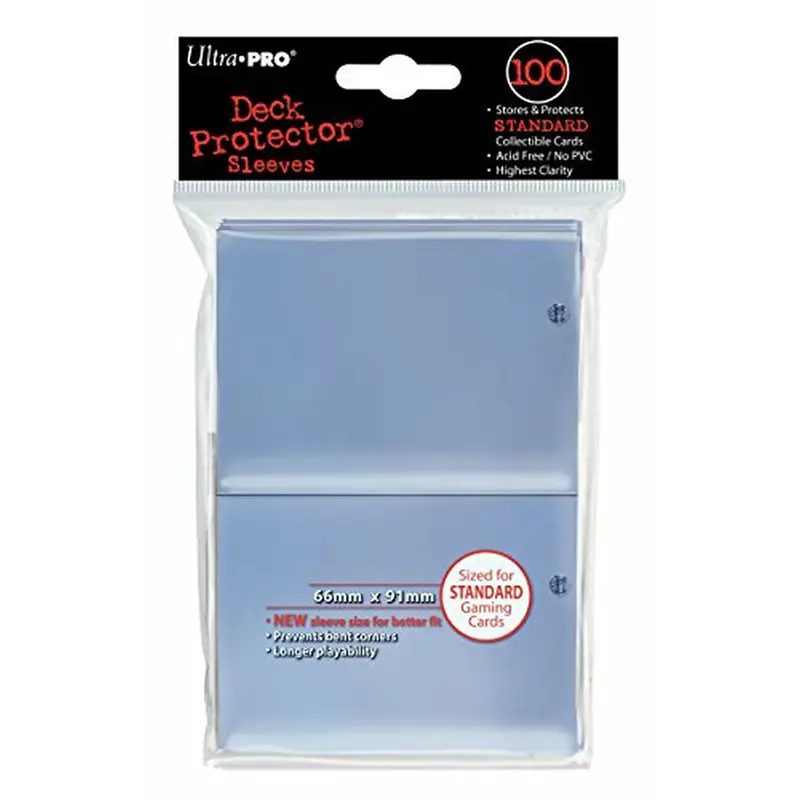 Ultra Pro Deck Protector Gloss Standard 100Ct Clear 1