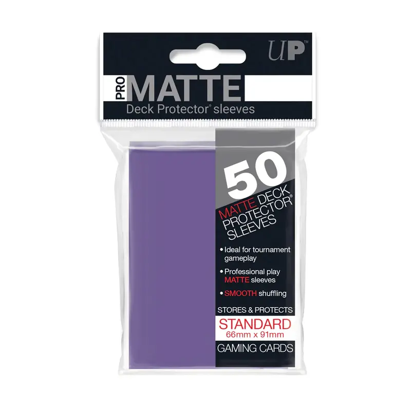 Ultra Pro Deck Protector Matte Purple 50Ct (Standard Size) 1