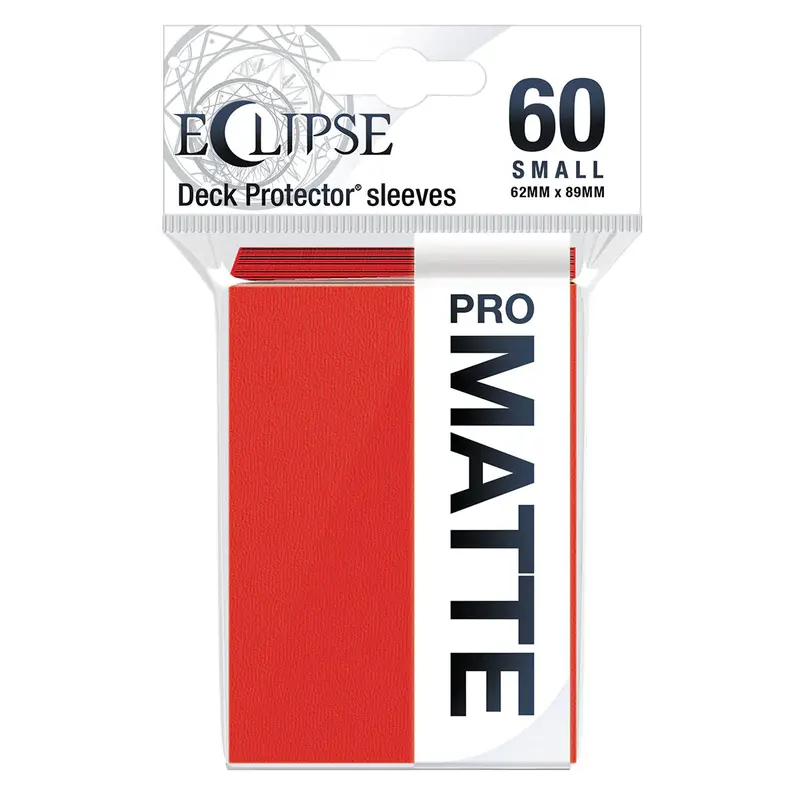 Ultra Pro Eclipse Matte Small Sleeves (Apple Red) (60Ct) 1