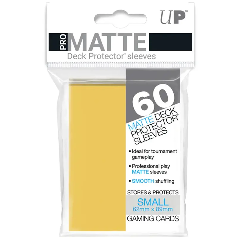 Ultra Pro Matte Bright Yellow 60Ct (Small Size) 1
