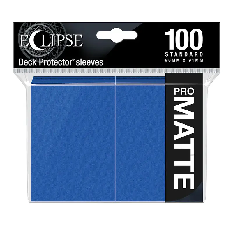 Ultra Pro Matte Eclipse Pacific Blue Standard Deck Protector Sleeve 100Ct 1
