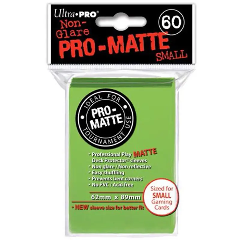 Ultra Pro Matte Lime Green 60Ct (Small Size) 1
