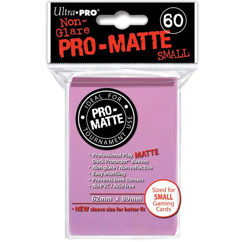Ultra Pro Matte Pink 60Ct (Small Size) 1