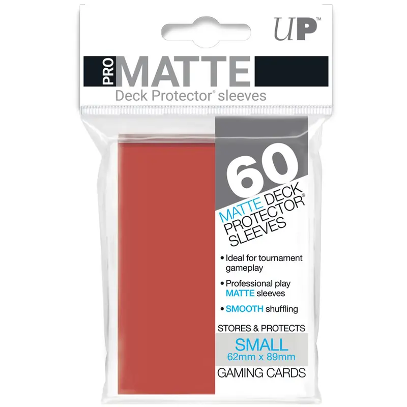 Ultra Pro Matte Red 60Ct (Small Size) 1
