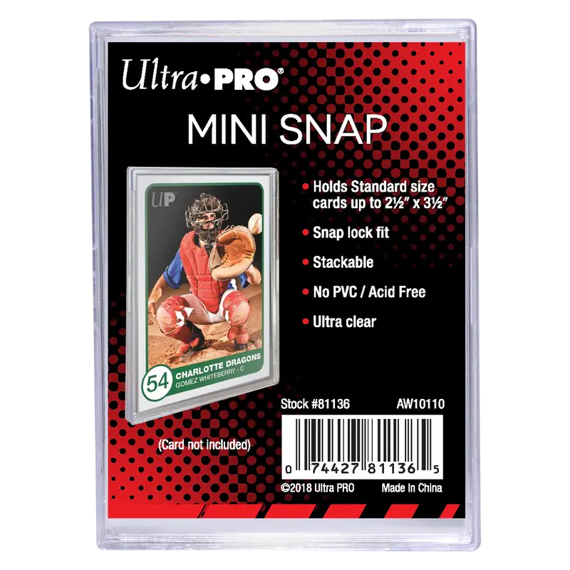 Ultra Pro Mini Snap Clear 1