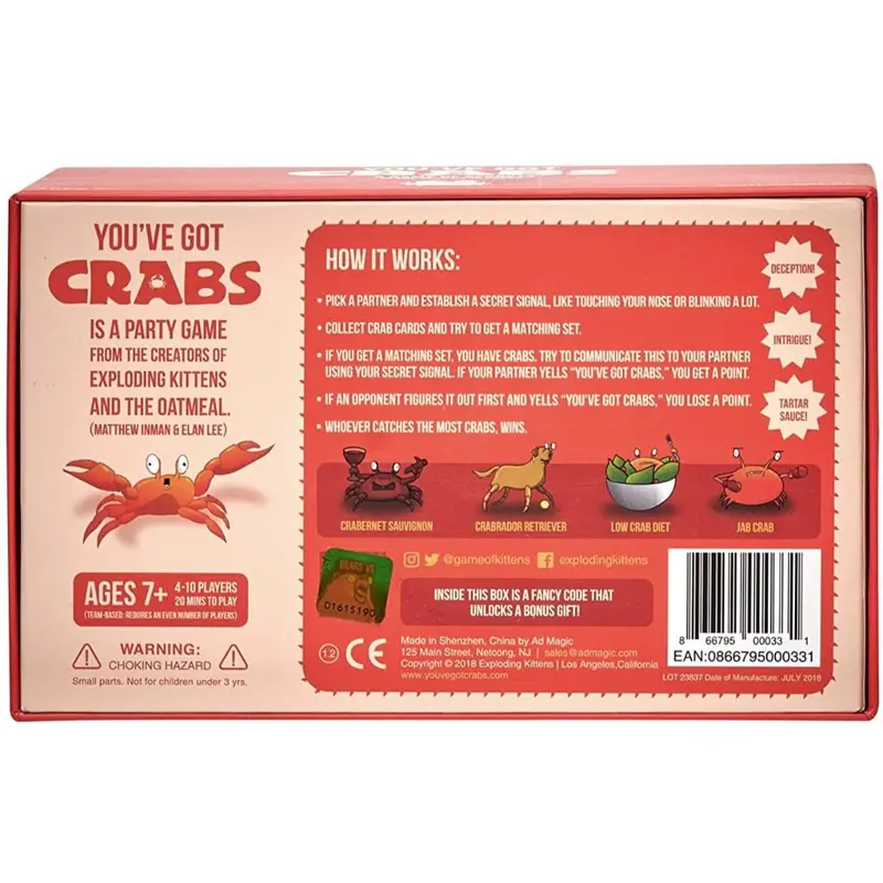 You've Got Crabs Core Deck 2