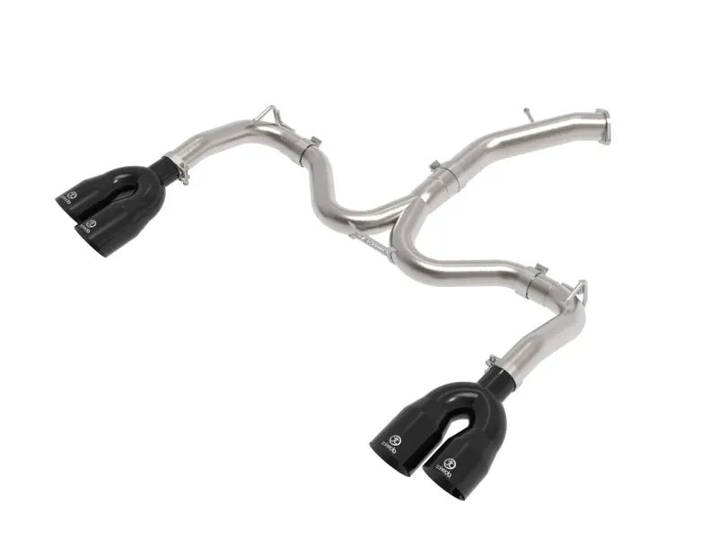Afe Power Axle-Back Exhaust System For 2022–2024 Kia Forte Gt – 304 Stainless Steel With Black Tips 1