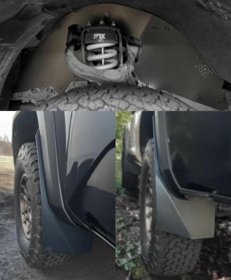 Ark Trixpoly Micro-Flare Splash Guards For 2020+ Toyota Highlander 1