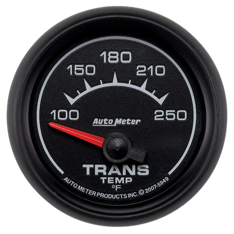 Autometer Es Series Transmission Temperature Gauge – 2-1/16 Inch, 100–250°F Range 1