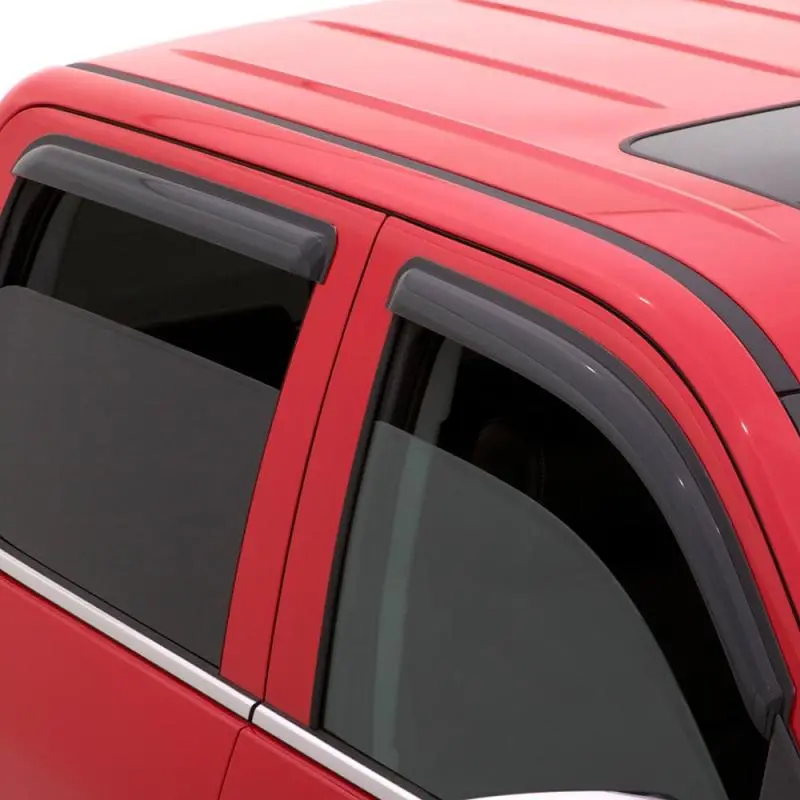 Avs Ventvisor Outside-Mount Window Deflectors – 2006–2010 Jeep Commander, Smoke Finish (4-Piece) 2