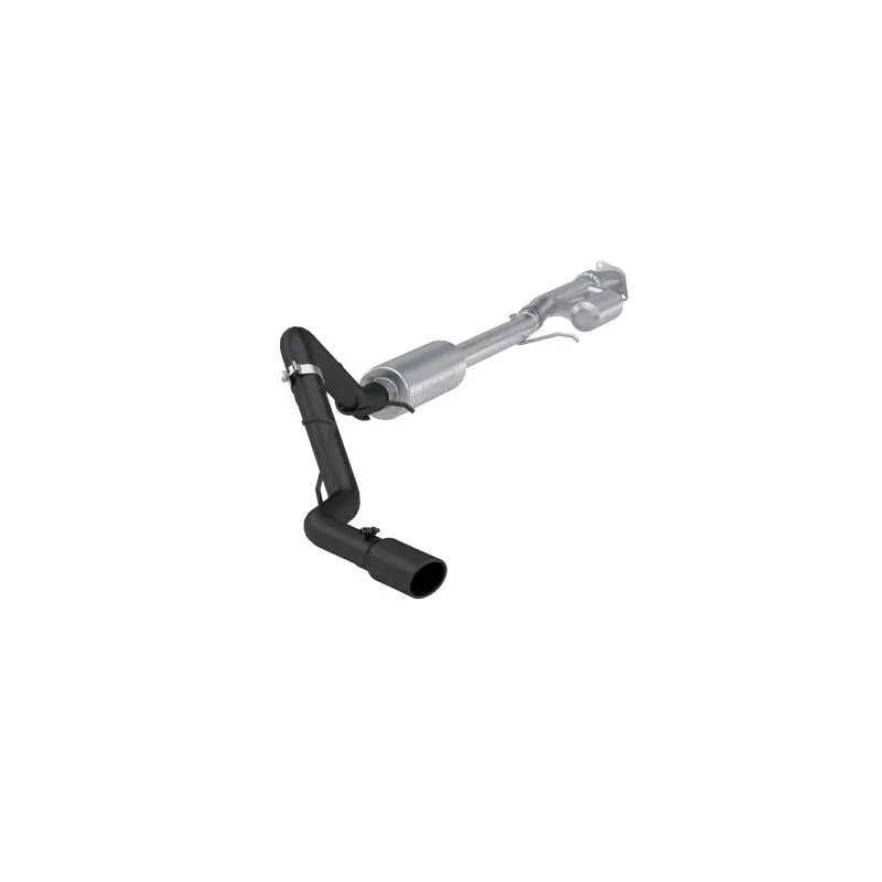 Black-Coated Aluminized Cat-Back Exhaust System For 2019–2024 Chevy Silverado/Sierra 1500 2.7L (Single Side Exit) 1
