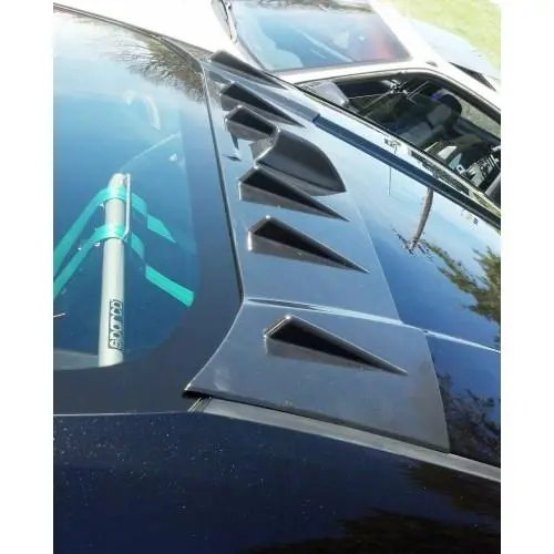 Blox Racing Vortex Generator Kit For 2013–2014 Scion Fr-S / Subaru Brz – Abs Black Shark Fin Design 1