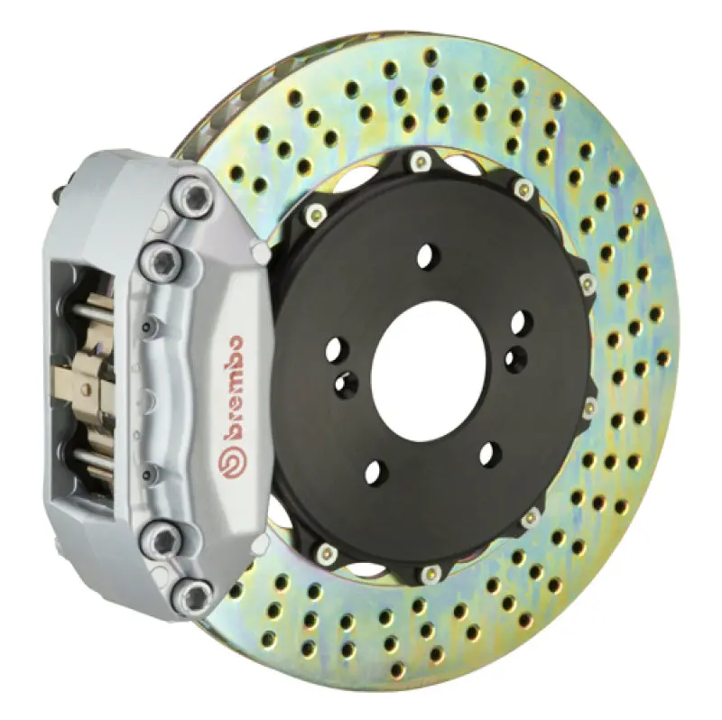 Brembo Gt Big Brake Kit For 2000–2005 Lexus Is300 – Front 4-Piston Calipers, 328X28Mm Drilled Two-Piece Rotors 1