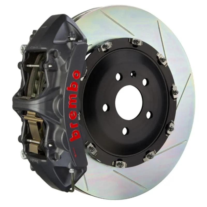Brembo Gt Series Big Brake Kit For Audi A6/A7 2.0T (2012–2018) – Front, 380X34Mm Two-Piece Slotted Rotors, 6-Piston Calipers 1