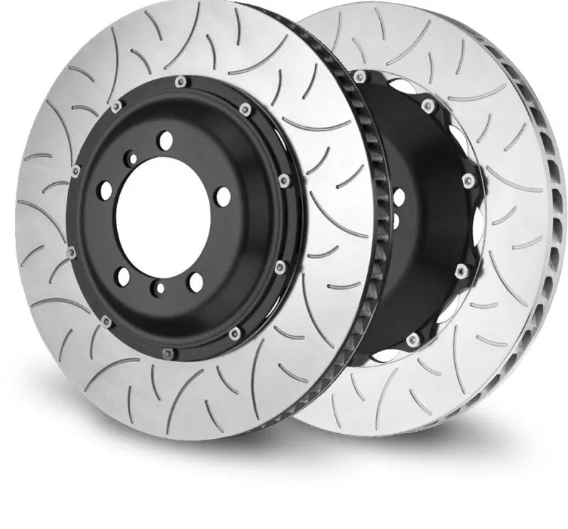 Brembo Gt Two-Piece Rear Rotors For 2004–2006 Carrera – 380X34Mm Slotted Design 1