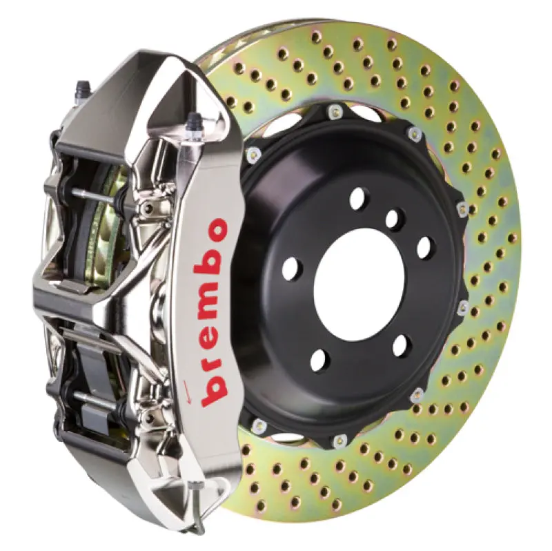 Brembo Gtr Big Brake Kit For 2004–2008 Audi S4 (B6/B7) – Front, 6-Piston Calipers & Drilled 355X32Mm Rotors 1