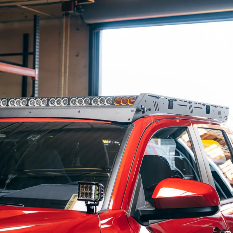 Cali Raised Premium Roof Rack For 2024 Toyota Tacoma – Includes Integrated Lighting Cutout 1