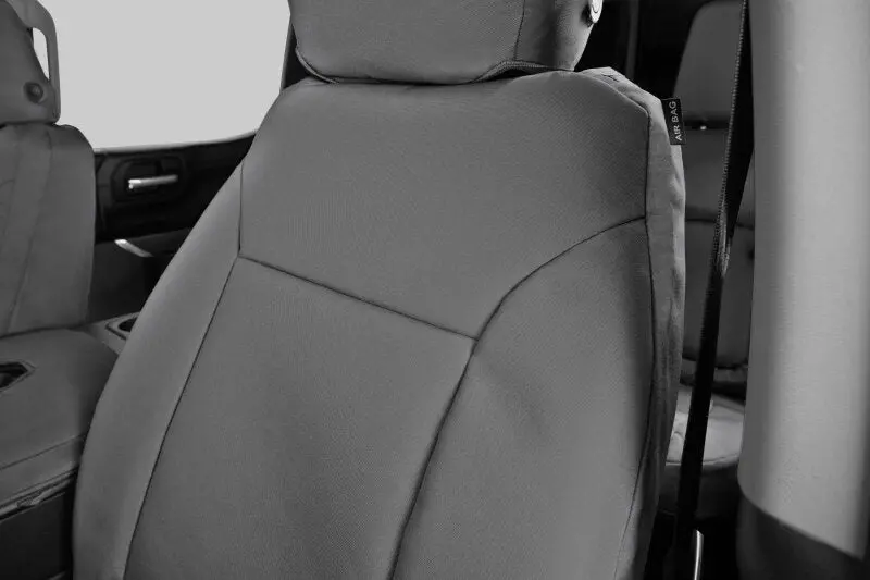 Covercraft Endura Precisionfit Second-Row Seat Covers For 2017–2024 Nissan Armada – Silver/Silver 1