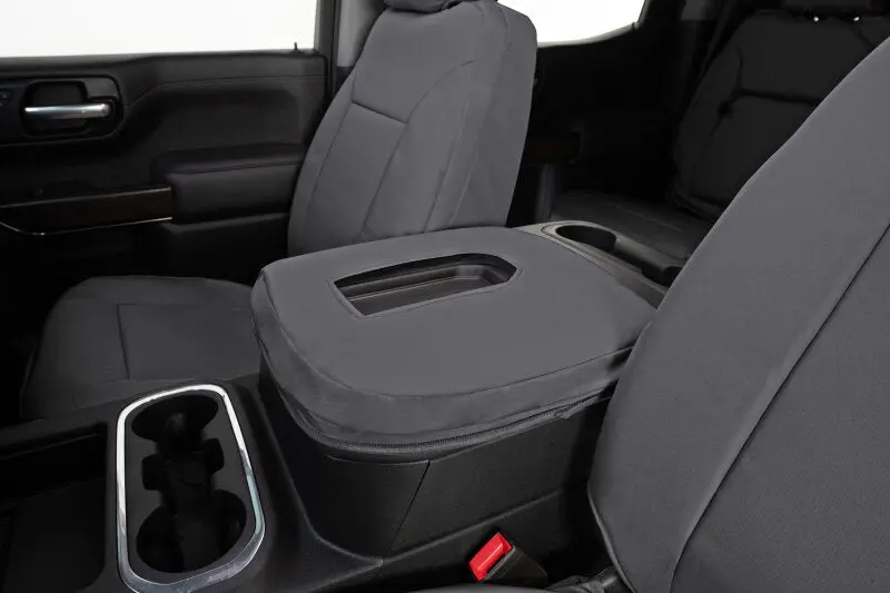 Covercraft Endura Precisionfit Second-Row Seat Covers For 2017–2024 Nissan Armada – Silver/Silver 2