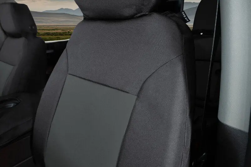 Covercraft Endura Precisionfit Second Row Seat Covers For 2022–2024 Toyota Tundra – Black/Charcoal 1
