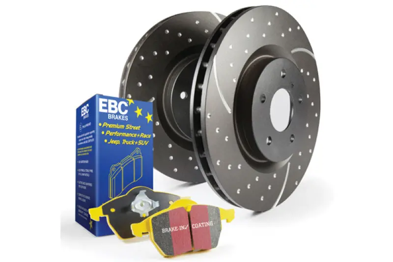 Ebc Yellowstuff Brake Kit – S5 Series Pads And Gd Drilled Rotors 1