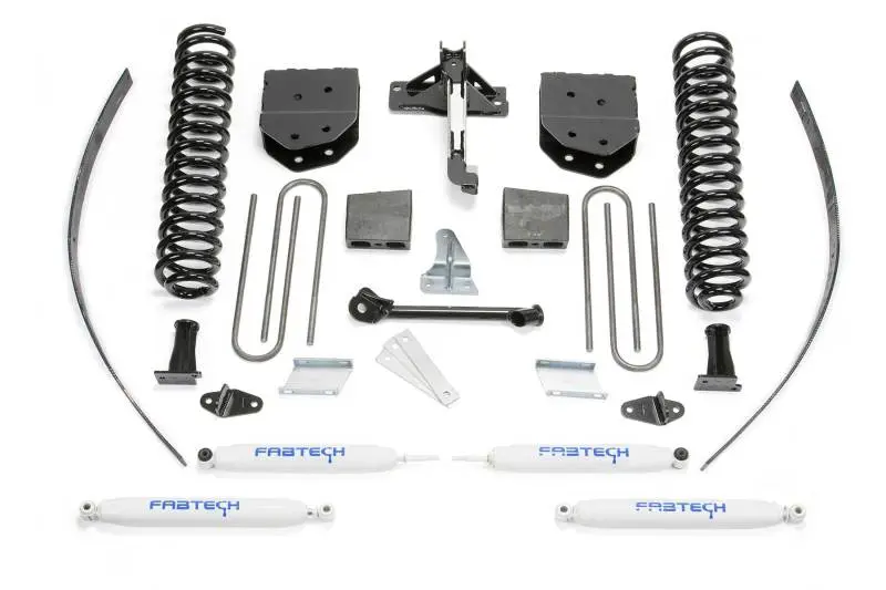 Fabtech 8-Inch Basic Lift System With Performance Shocks For 2008–2016 Ford F-250 4Wd (Factory Overload Compatible) 1
