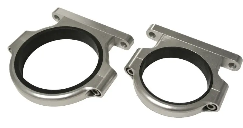 Fuelab Plate Mount Fuel Pump Billet Bracket Set - (2) Brackets For Each Pump 1
