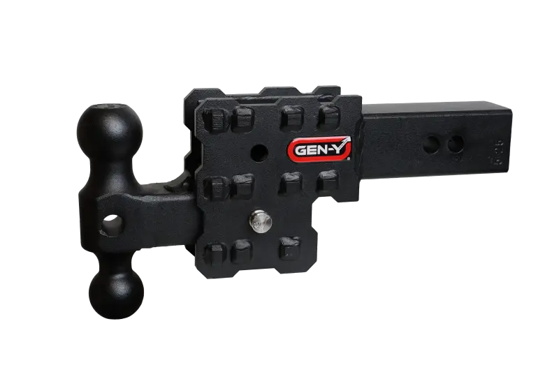 Gen-Y Phantom-X Adjustable Hitch – 2" Shank, 2.5" Drop, 1,000Lb Tw / 10,000Lb Gtw (Gh-031 Included, No Flat-Towing) 1