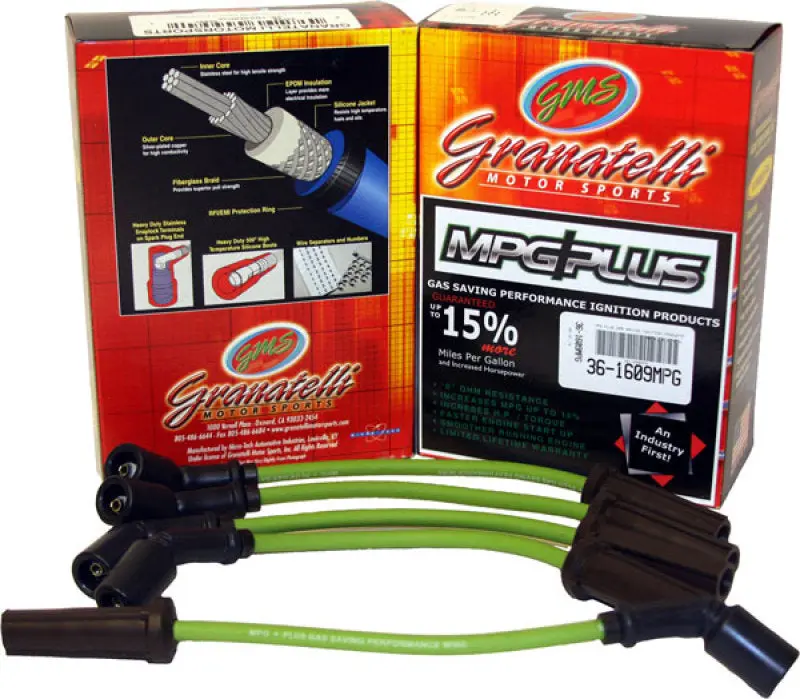 Granatelli Mpg Plus Ignition Wires For 2004–2006 Kia Amanti 3.5L V6 1