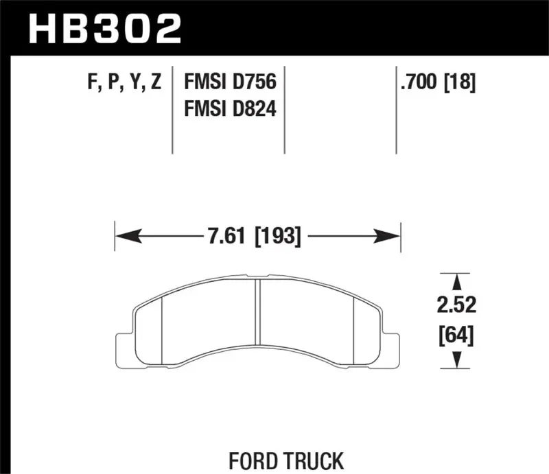 Hawk Super Duty Street Ceramic Brake Pads For Heavy-Duty Daily Driving 1