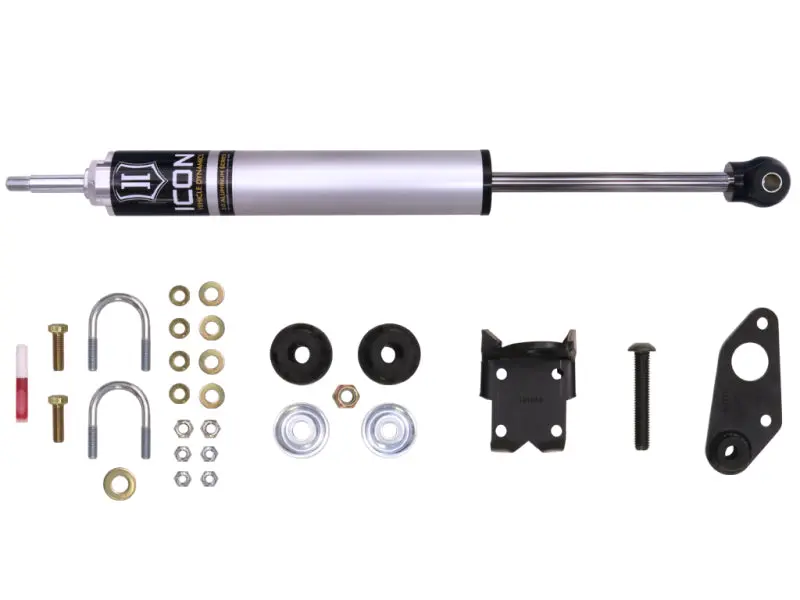 Icon 07-18 Jeep Wrangler Jk High-Clearance Steering Stabilizer Kit 1