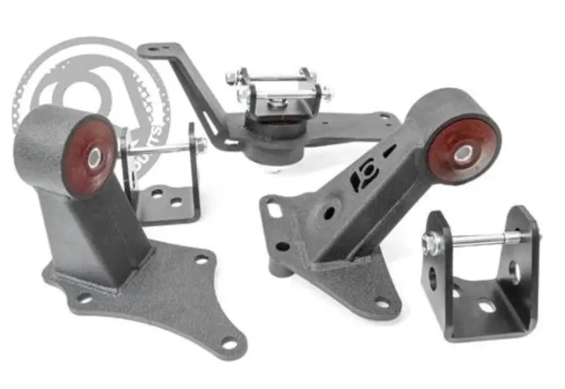 Innovative K-Series Motor Mounts For 2000–2009 Honda S2000 – Black Steel, 75A Bushings 1