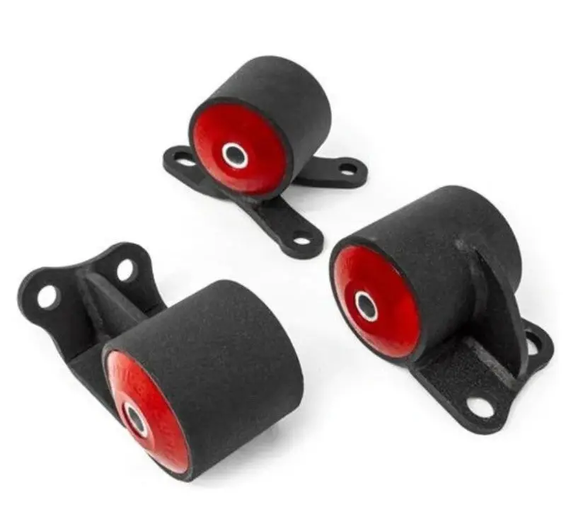 Innovative Motor Mounts For 1992–1995 Honda Civic – Black Steel, 95A Bushings, Auto Trans & Chassis 1