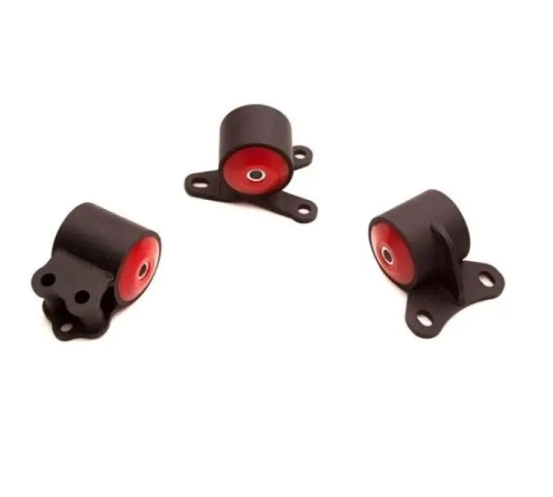 Innovative Motor Mounts For 1994–2001 Acura Integra – Black Steel, 60A Bushings, Automatic Transmission (3-Bolt) 1