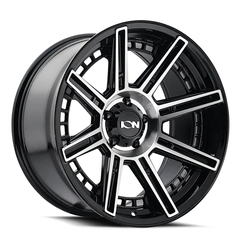 Ion Type 149 20X9 / 8X165.1 Bp / -12Mm Offset / 125.2Mm Hub Black/Machined Wheel 1