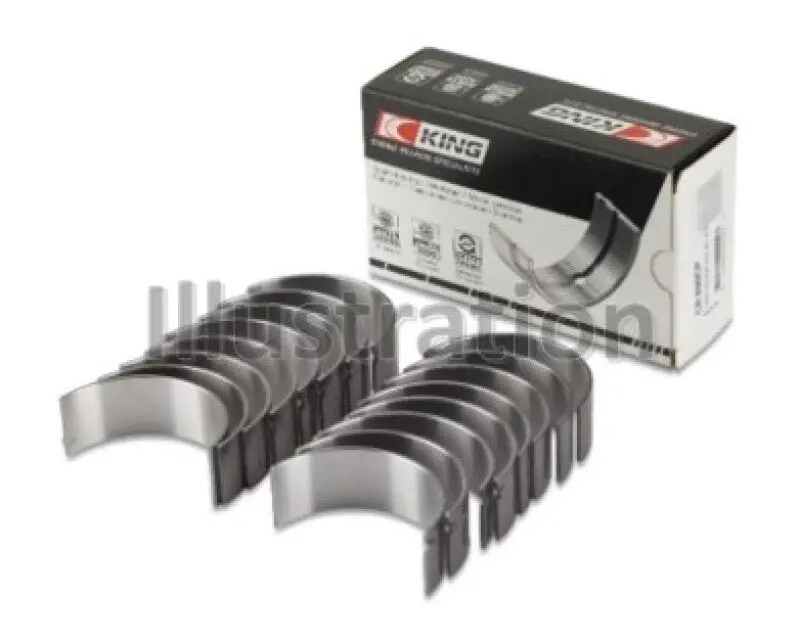 King Engine Bearings Chrysler Jeep V8 287 4.7L (Od+.002In) (Size +0.25Mm) Connecting Rod Bearing Set 2