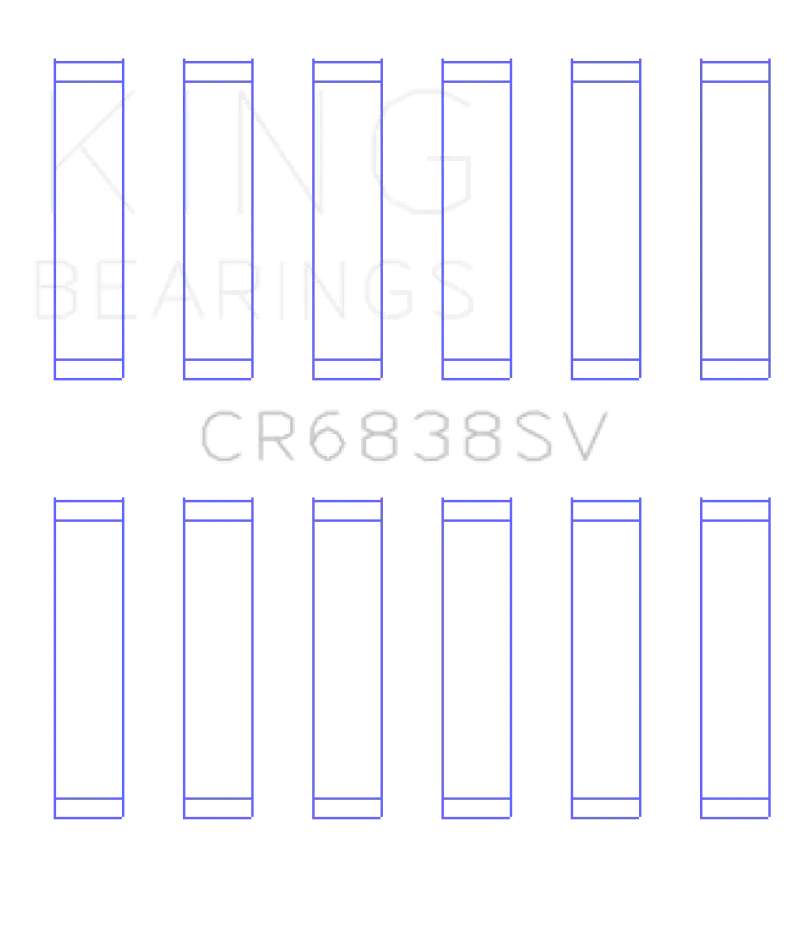King Engine Bearings Replacement Rod Bearing Set For Land Rover Tdv6 2.7L 2